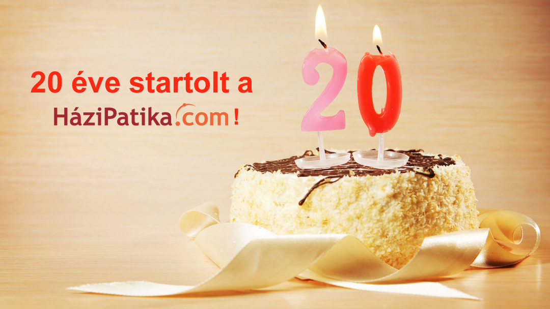 Boldog születésnapot – húsz éve startolt a HáziPatika.com!