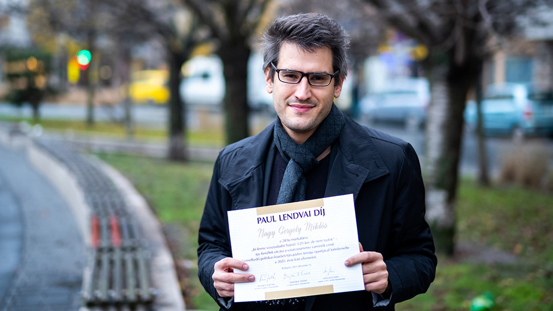 A 24.hu újságírója kapta a Paul Lendvai-díjat