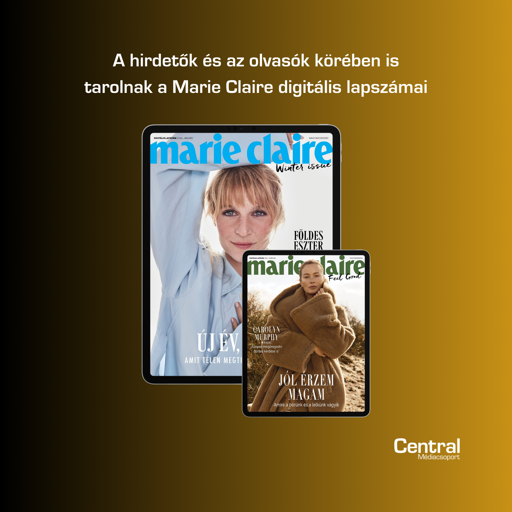 Tarolnak a Marie Claire digitális lapszámai